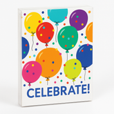 Vibrant Balloon Birthday Invitations